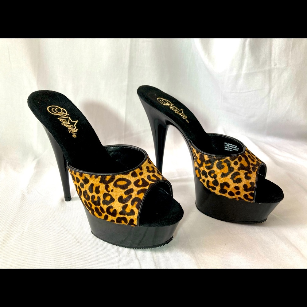 New Sexy Cheetah Heels Platform Leopard